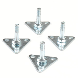 Triangular Steel Foot Plate by Nexel – Steel, Chrome, Model 188735