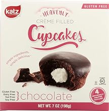 Katz Gluten Free Chocolate Creme Filled Cupcake, 7 Ounce -- 6 per case.