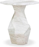 Tov Furniture Esme Faux Marble Indoor/Outdoor Round Side Table
