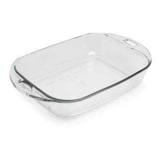 4-Quart Premium Rectangular Baking Dish by Anchor Hocking – 4 Quart, Glass, Clear, Pack of 3, Model 81999L11