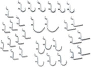 Global Industrial 30 Piece Peg Hook Set (Small Hooks)
