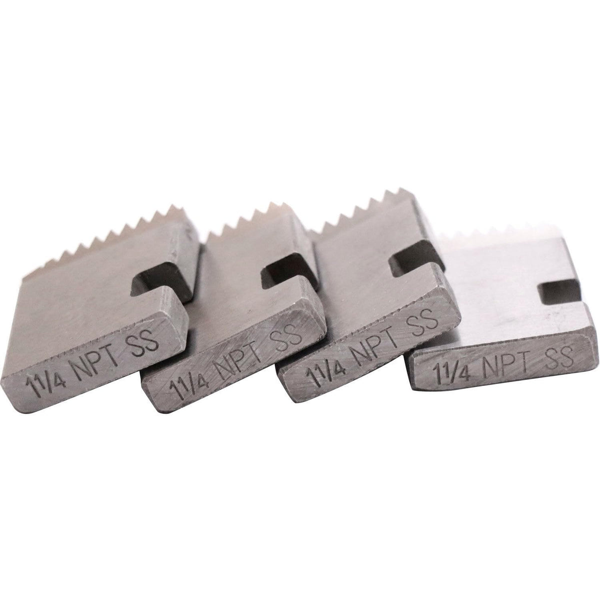 Global Industrial Power Treading Alloy Dies – 1-1/4", Lot of 4