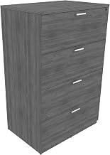 Kai by i5 Commercial 36" W 4-Drawer Lateral File L36DR4 Samoa Gray