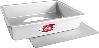 Fat Daddio's POBCC-9133 Anodized Aluminum Sheet Cake Pan with Removable Bottom, 9 x 13 x 3 inch