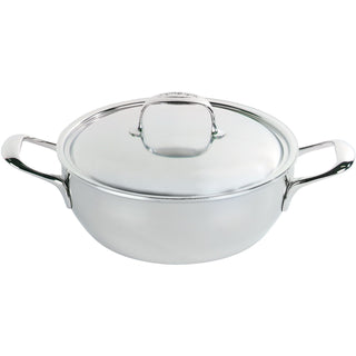 Atlantis Frying Pan 24 cm by Demeyere – 24 cm, 175 milliliters, Stainless Steel, Silver, Model 1005391