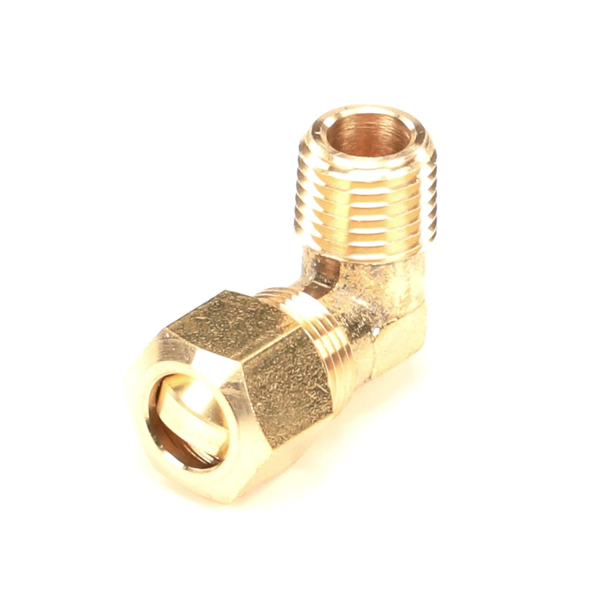 Fitting,Cprsn Brs Elb 90 3/8Tb X 1 - Genuine OEM Replacement Part by Pitco – 0.375 inch, Brass, Model PP11134