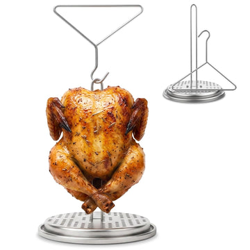 BQMAX Turkey Fryer Rack Kit, Stainless Steel, Silver