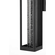 Amaris LED Outdoor Wall Sconce Black by Lighting Design – Aluminium, Iron, and Glass, Black