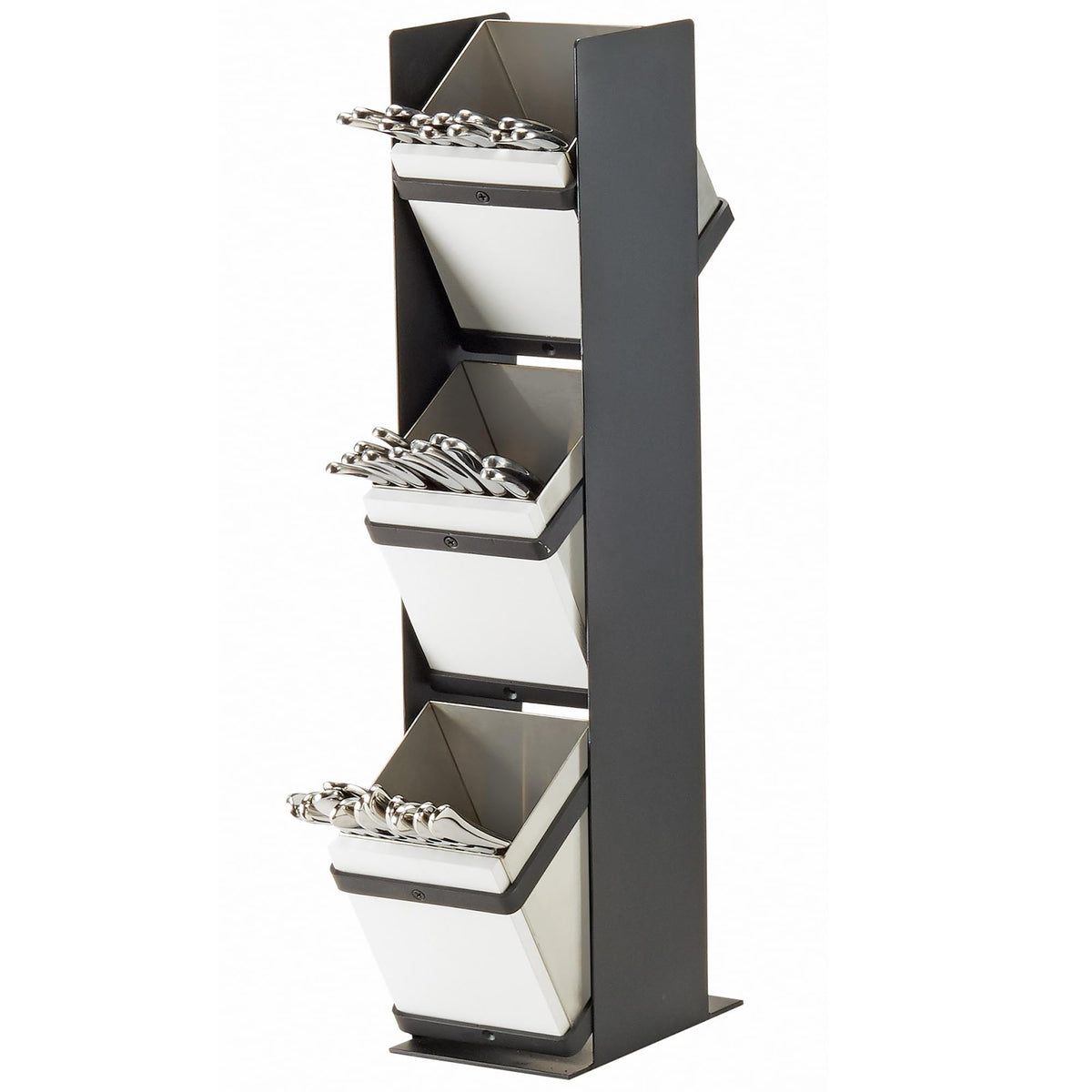 Monterey 3 Tier Flatware Holder by CAL-MIL – Metal, multicolor, Model 22048-13