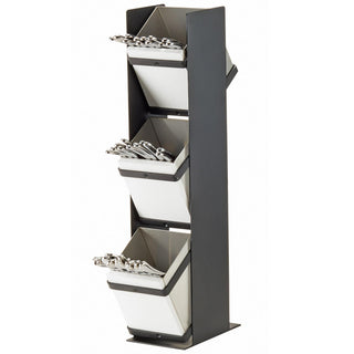 Monterey 3 Tier Flatware Holder by CAL-MIL – Metal, multicolor, Model 22048-13