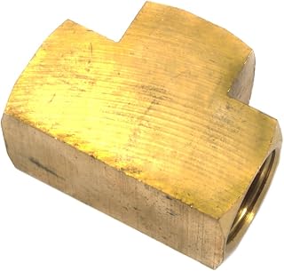 Forney 75364 Brass Tee, 3/8-Inch Female NPT, 125 PSI
