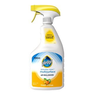 pH-Balanced Multisurface Cleaner Spray for Everyday Care by Pledge – 25 Fl Oz (Pack of 1), 25 Ounce, Model 336283