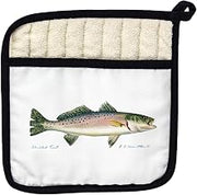 Betsy Drake PT023R Speckled Trout Pot Holder