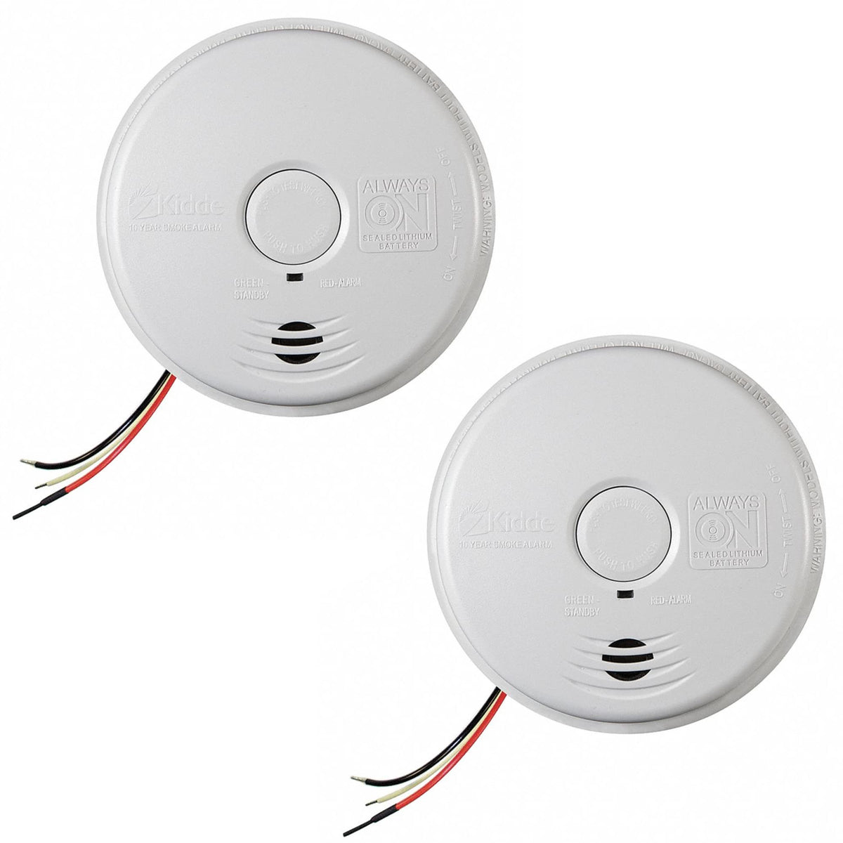 Kidde 1 / 2 packs / Hardwired Smoke Detectors & Fire Alarms