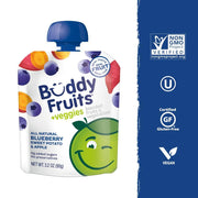 Buddy Fruits Blueberry & Sweet Potato / 3.2 Ounce (Pack of 18) / 1 Applesauce