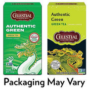 Celestial Seasonings Authentic Green Tea / 20 Count (Pack of 6) / Natural Herbal