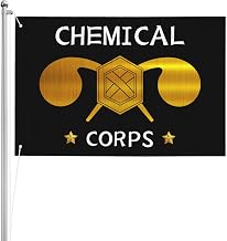 US Chemical Corps Double Sided 3 Ply 2x3 FT Flag Thick Polyester Indoor Outdoor9