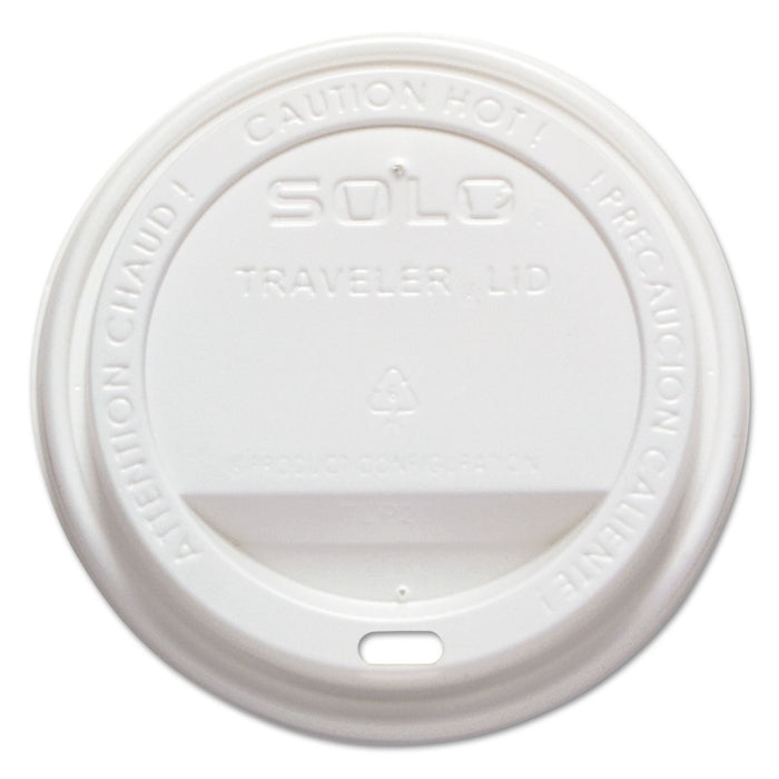Traveler Disposable Dome Lid White Plastic 1000 Ct TLP316-0007