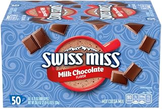 Swiss Miss Envelope Hot Cocoa Mix - 50/ 0.73 oz. envelopes per box, 6 boxes per case