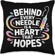 IVF in Vitro Fertilization Transfer Day Fertility Pregnancy Throw Pillow