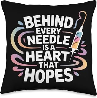 IVF in Vitro Fertilization Transfer Day Fertility Pregnancy Throw Pillow