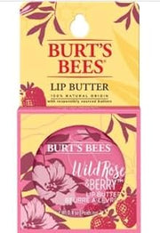 Burt's Bees Lip Butter Wild Rose & Berry 0.4 Oz