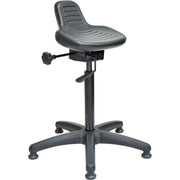 Interion Height Adjustable Ergonomic Sit Stand Stool by Global Industrial – Black, Model 571005