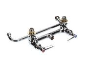 Wall Mount Double Pantry Faucet with 8" Centers by T&S Brass – Brass, Model B-0231-CC