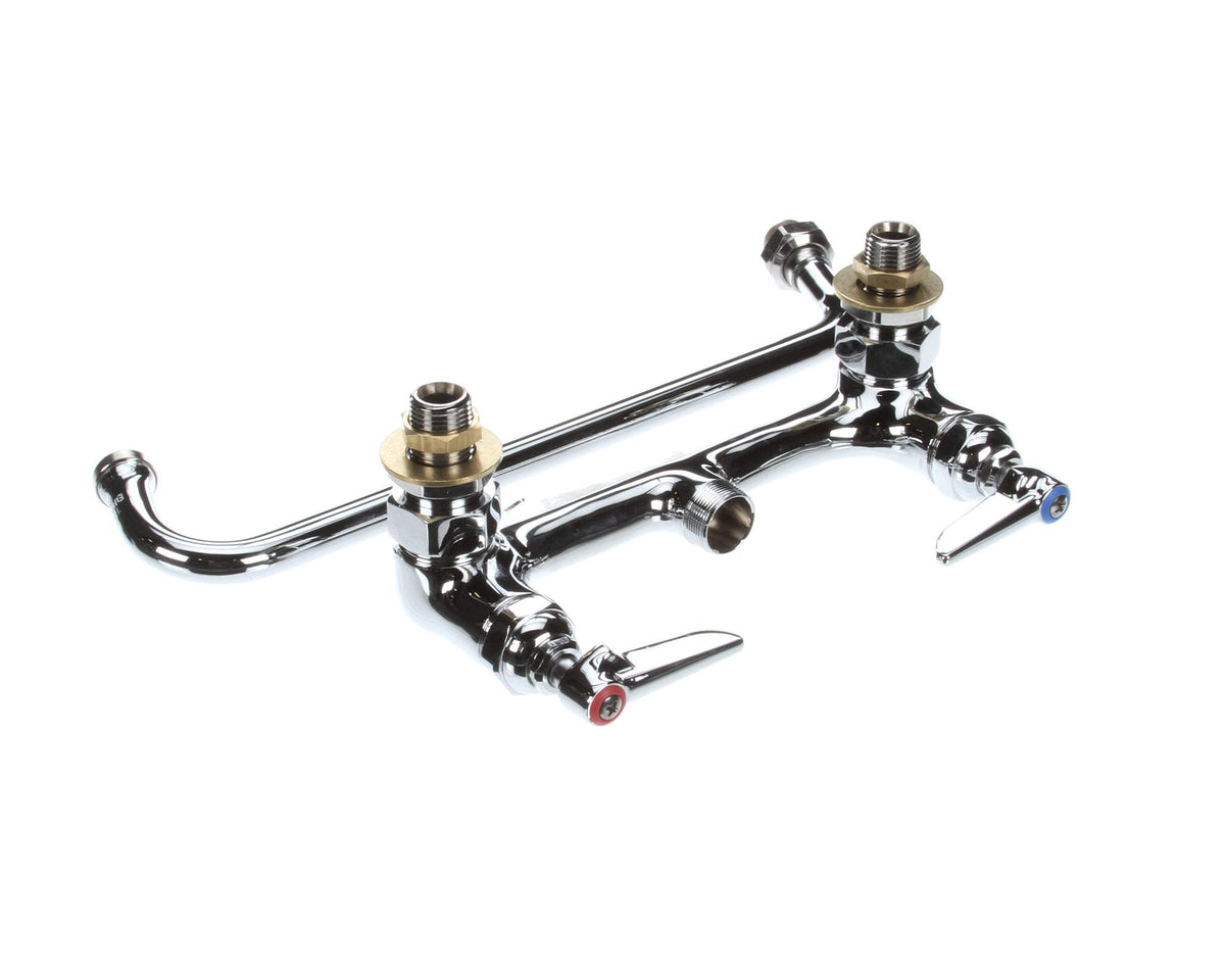Wall Mount Double Pantry Faucet with 8" Centers by T&S Brass – Brass, Model B-0231-CC