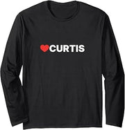 Love Curtis - Heart Long Sleeve T-Shirt