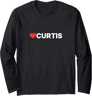 Love Curtis - Heart Long Sleeve T-Shirt
