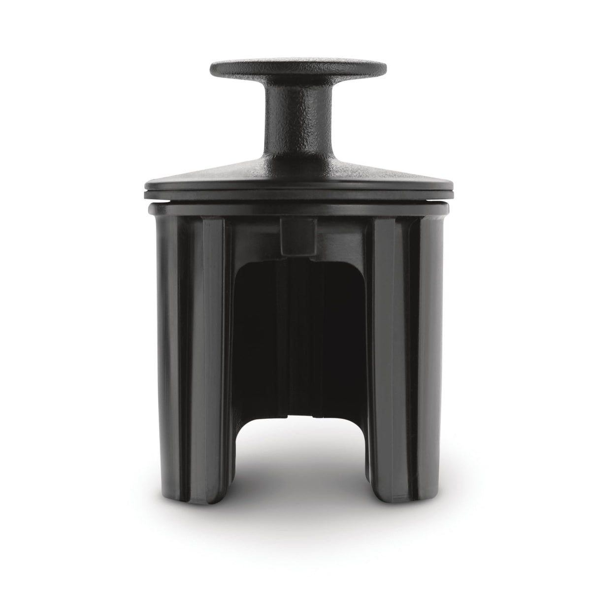 EZ Mount Garbage Disposal Batch Feed Stopper by Waste King – Plastic, Black, Model 1028