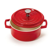 GET 0.25 Quart / Round / Red / White Dutch Ovens