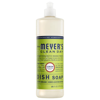 Clean Day Liquid Dish Soap (1 Pack) by Mrs. MEYER'S – 16 Fl Oz (Pack of 1), Plastic, Lemon Verbena, Model FBA_12103