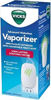 Vicks Vaporizer, Mini Waterless, Advanced Soothing Vapors, 1 ea (Pack of 4)