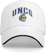 UNC Greensboro Spartans Unisex Baseball Caps Sandwich Caps Dad Hat Casual Hat White