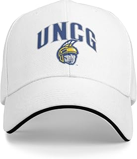 UNC Greensboro Spartans Unisex Baseball Caps Sandwich Caps Dad Hat Casual Hat White