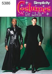 Simplicity Sewing Pattern 5386 Men and Teen Costumes, A (XS-S-M-L-XL)