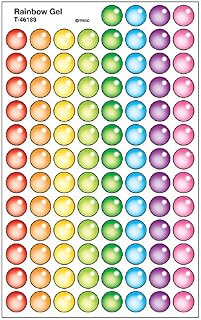 Trend Enterprises Rainbow Gel SUPERSPOTS Stickers