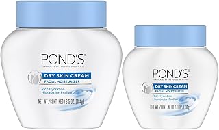 POND'S Dry Skin Cream, Facial Moisturizer Variety 2-Size Bundle – Hypoallergenic, Non-Comedogenic Face Cream, Suitable for Sensitive Skin