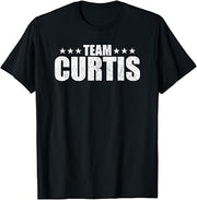 Curtis Surname Family Birthday Curtis Lastname Couple T-Shirt