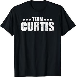 Curtis Surname Family Birthday Curtis Lastname Couple T-Shirt
