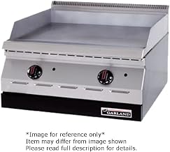 Garland ED-24G Designer Series Electric Countertop Griddle 24"W with 23-5/8"W x 18"D Cooking Area & Thermostatic Controls
