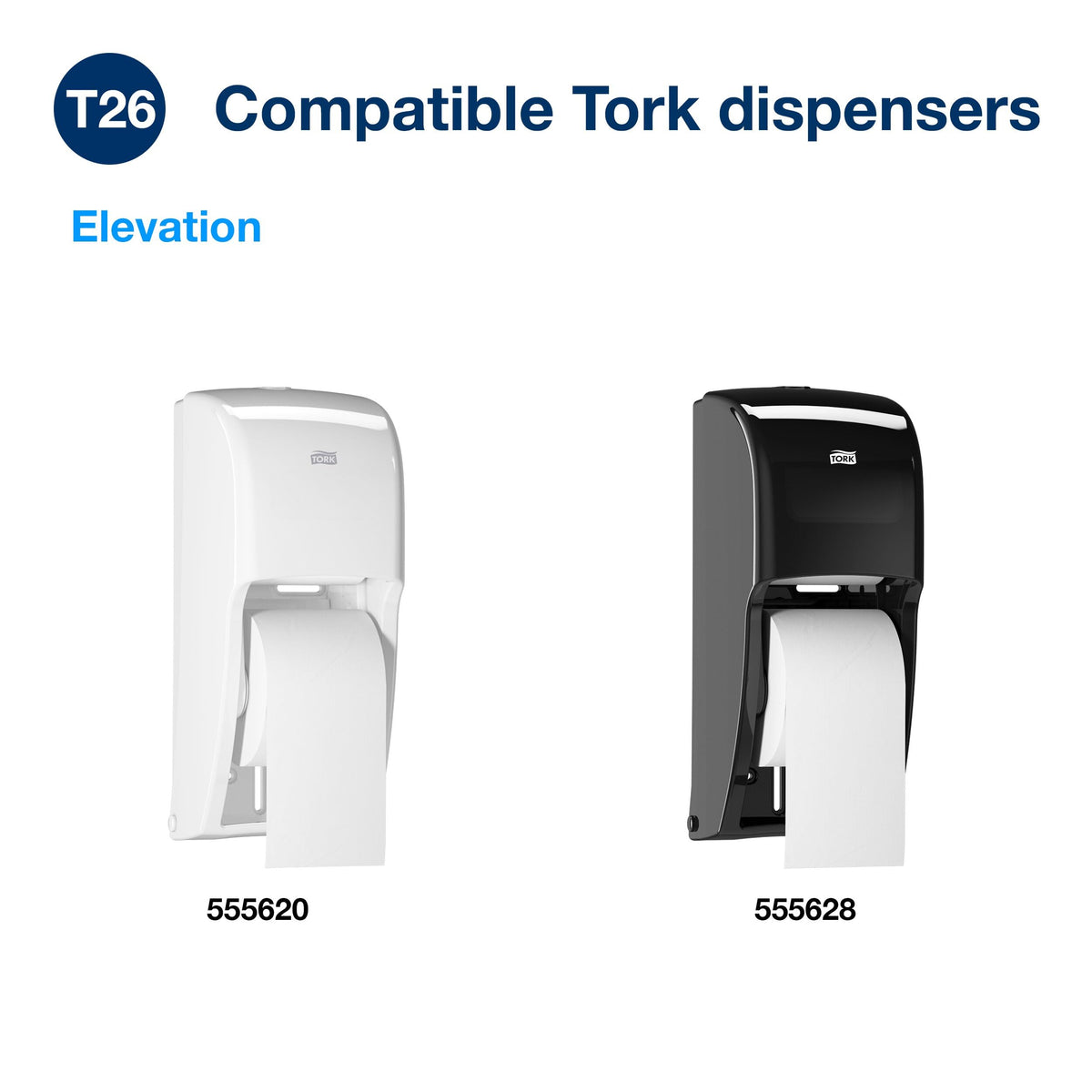 High-Capacity Toilet Paper Roll White T by Tork – 36 Rolls (1000 Sheets each), Paper, White, Pack of 36, Model 110292A