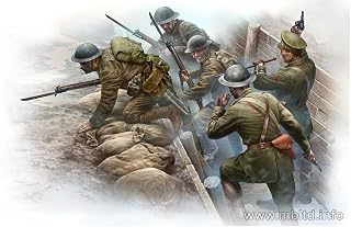 Masterbox Master Box Plastic Model British Infantry Before The Attack, WW| ERA 1/35 35114