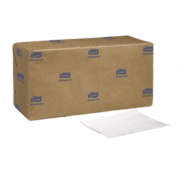 Advanced Luxri 17 Single-Ply Dispenser Napkin by Tork – 12 Rolls (500 Sheets each), Recycled Fibers, White, Pack of 12, Model D802A
