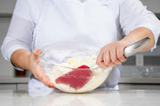 Silicone and Stainless Steel 11.5-Inch Spatula by Cuisipro – Medium, Silicone, Red, Model 74683505