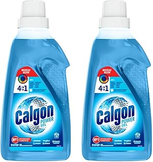 Calgon 3-in-1 Washing Machine Water Softener Gel, 2 x 750 ml (1.5 Litre)