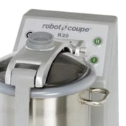 2-Speed Vertical Cutter Mixer Food Processor with 20-Quart Stainless Steel Bowl by Robot Coupe – Stainless Steel, Grey, Model R20