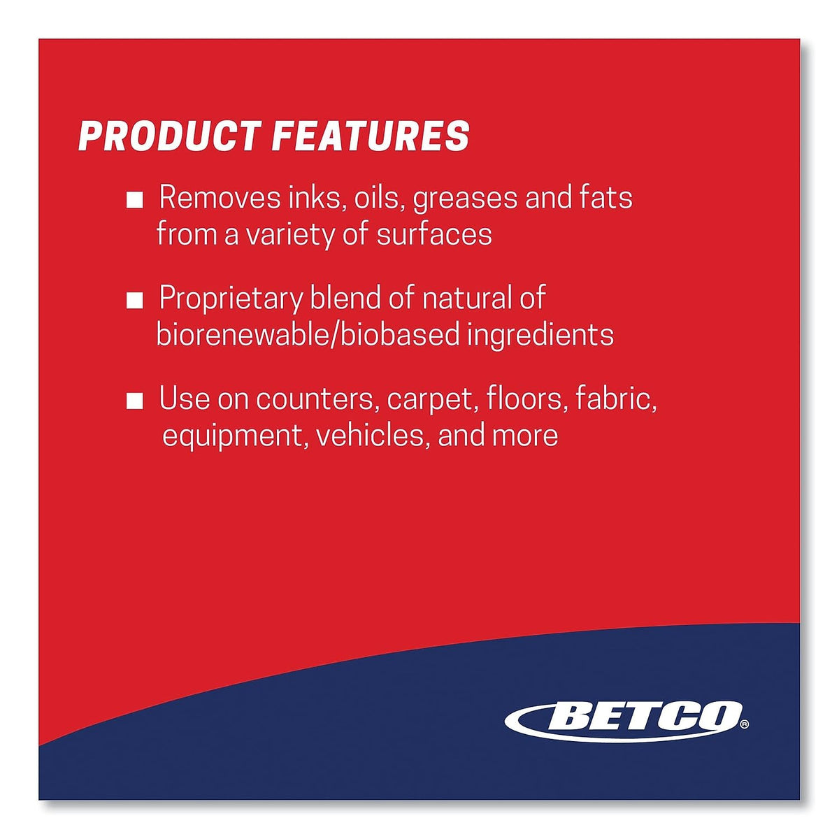 FastDraw 13 Green Earth Natural Hard Surface Degreaser Concentrate by Betco – 67.6 Fl Oz (Pack of 1), Green